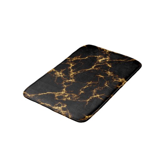 Elegant Marble style3 - Black Gold Badmat (Gekanteld)