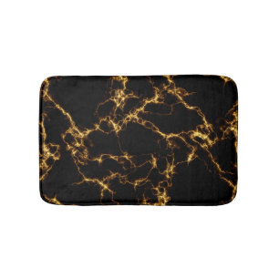 Elegant Marble style3 - Black Gold Badmat