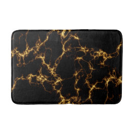 Elegant Marble style3 - Black Gold Badmat