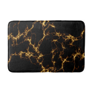 Elegant Marble style3 - Black Gold Badmat
