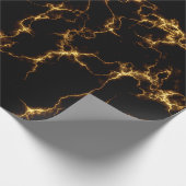Elegant Marble style3 - Black Gold Cadeaupapier (Hoek)