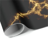 Elegant Marble style3 - Black Gold Cadeaupapier (Rol Hoek)