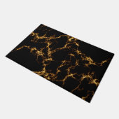 Elegant Marble style3 - Black Gold Deurmat (Schuin)