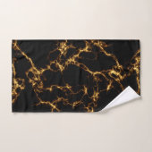 Elegant Marble style3 - Black Gold Handdoek (Handdoek)