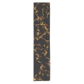 Elegant Marble style3 - Black Gold Korte Tafelloper (Voorkant)