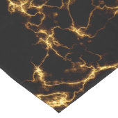 Elegant Marble style3 - Black Gold Korte Tafelloper (Hoek)