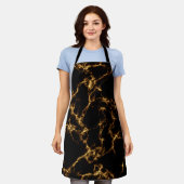 Elegant Marble style3 - Black Gold Schort (Gedragen)