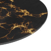 Elegant Marble style3 - Black Gold Snijplank (Hoek)