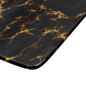 Elegant Marble style3 - Black Gold Snijplank (Hoek)