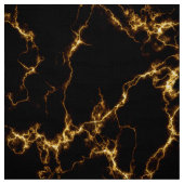 Elegant Marble style3 - Black Gold Stof (Swatch)