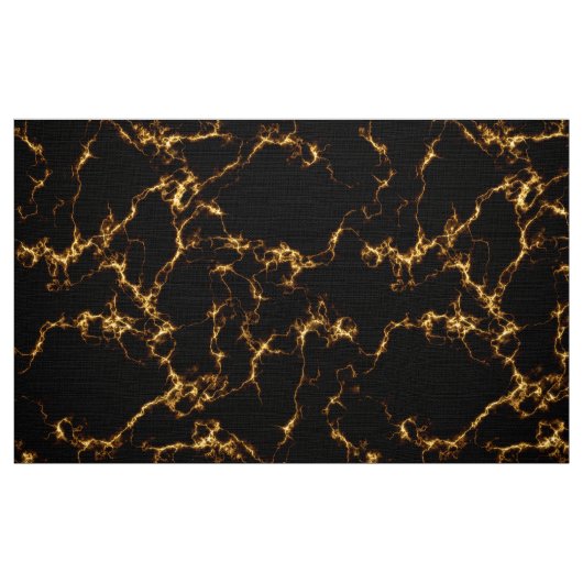 Elegant Marble style3 - Black Gold Stof (Fat Quarter)