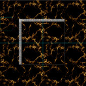 Elegant Marble style3 - Black Gold Stof (Delen)