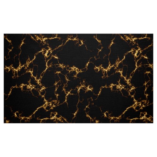 Elegant Marble style3 - Black Gold Stof (Fat Quarter)