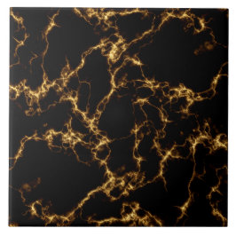 Elegant Marble style3 - Black Gold Tegeltje