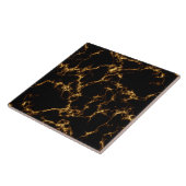 Elegant Marble style3 - Black Gold Tegeltje (Zijkant)