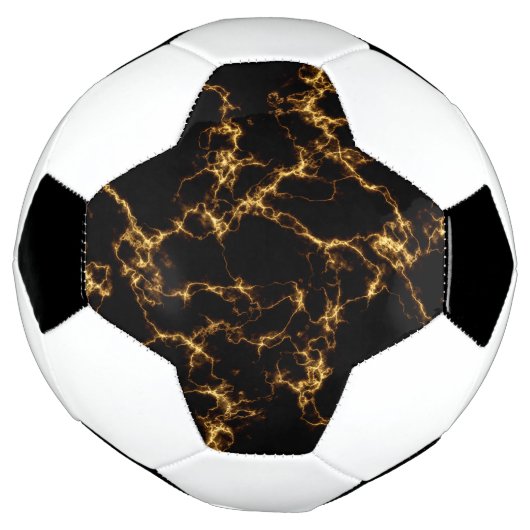 Elegant Marble style3 - Black Gold Voetbal (Gedraaid)