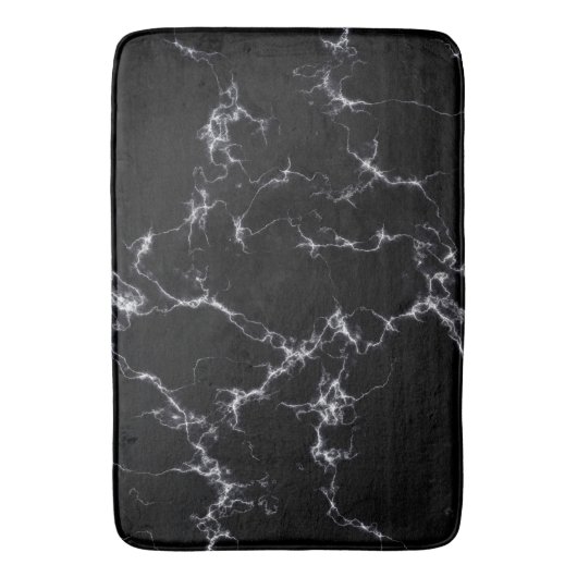 Elegant Marble style4 - Zwart-wit Badmat (Voorkant Verticaal)