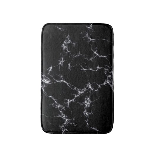 Elegant Marble style4 - Zwart-wit Badmat (Voorkant Verticaal)