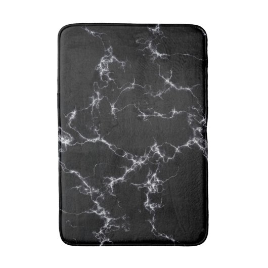 Elegant Marble style4 - Zwart-wit Badmat (Voorkant Verticaal)