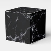 Elegant Marble style4 - Zwart-wit Bedankdoosjes (Voorkant Zijde)