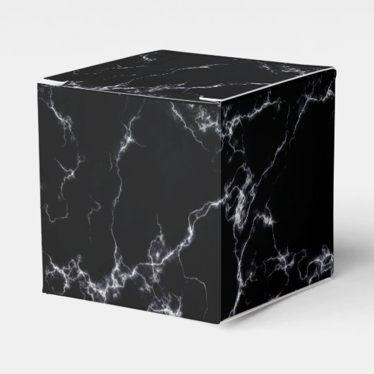 Elegant Marble style4 - Zwart-wit Bedankdoosjes (Voorkant Zijde)