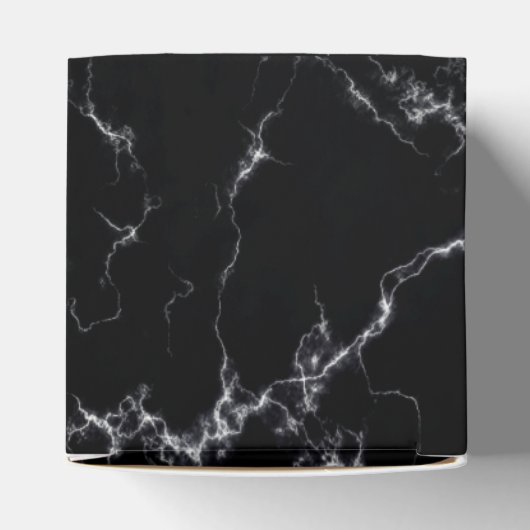 Elegant Marble style4 - Zwart-wit Bedankdoosjes (Bovenkant)