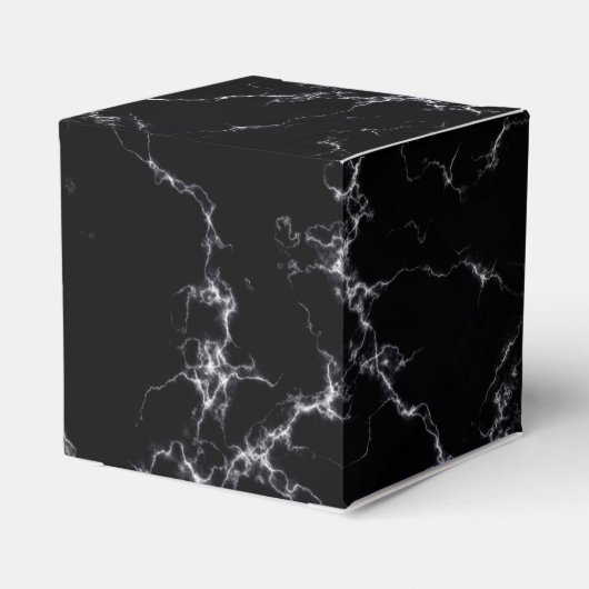 Elegant Marble style4 - Zwart-wit Bedankdoosjes (Achterkant)