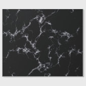 Elegant Marble style4 - Zwart-wit Cadeaupapier (Vlak)