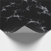Elegant Marble style4 - Zwart-wit Cadeaupapier (Hoek)