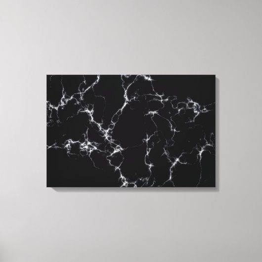 Elegant Marble style4 - Zwart-wit Canvas Afdruk (Voorkant)