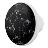 Elegant Marble style4 - Zwart-wit Keramische Knop (Rechts)