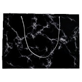 Elegant Marble style4 - Zwart-wit Large Cadeautasje (Achterkant)