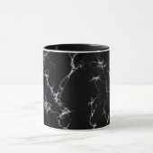 Elegant Marble style4 - Zwart-wit Mok (Midden)