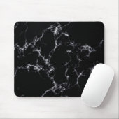 Elegant Marble style4 - Zwart-wit Muismat (Met muis)