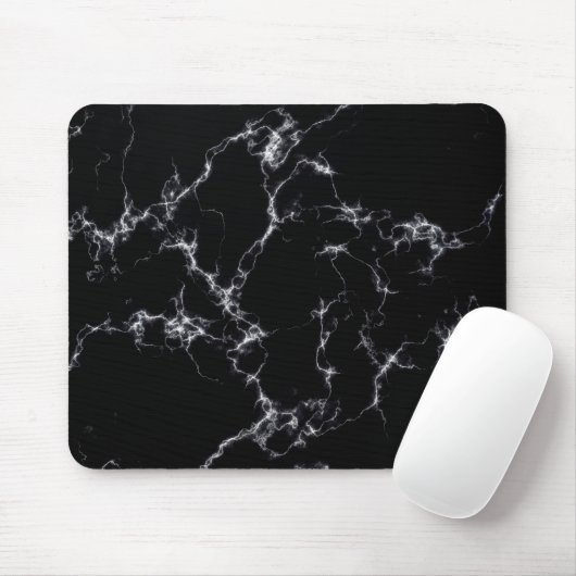 Elegant Marble style4 - Zwart-wit Muismat (Met muis)