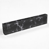 Elegant Marble style4 - Zwart-wit Naambordje