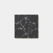 Elegant Marble style4 - Zwart-wit Post-it® Notes (Voorkant)