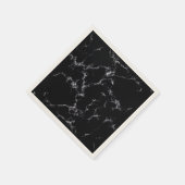 Elegant Marble style4 - Zwart-wit Servetten (Hoek)