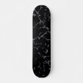Elegant Marble style4 - Zwart-wit Skateboard (Voorkant)