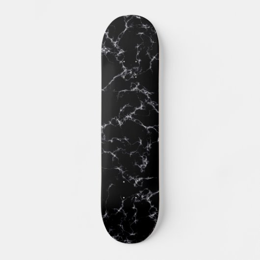 Elegant Marble style4 - Zwart-wit Skateboard (Voorkant)