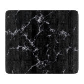Elegant Marble style4 - Zwart-wit Snijplank (Voorkant)