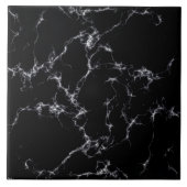 Elegant Marble style4 - Zwart-wit Tegeltje (Voorkant)