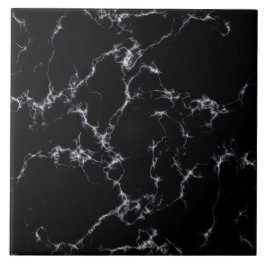 Elegant Marble style4 - Zwart-wit Tegeltje