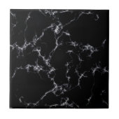 Elegant Marble style4 - Zwart-wit Tegeltje (Voorkant)