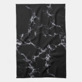 Elegant Marble style4 - Zwart-wit Theedoek (Verticaal)