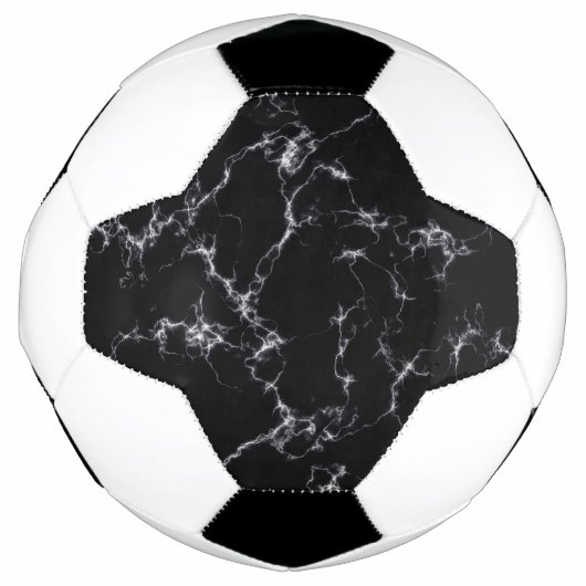 Elegant Marble style4 - Zwart-wit Voetbal (Voorkant)