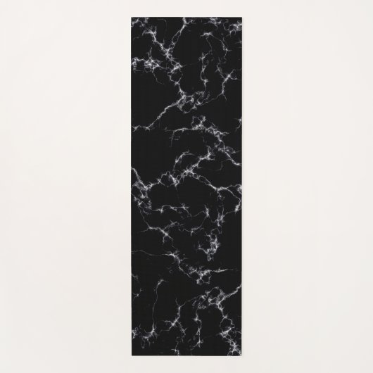 Elegant Marble style4 - Zwart-wit Yogamat (Voorkant)