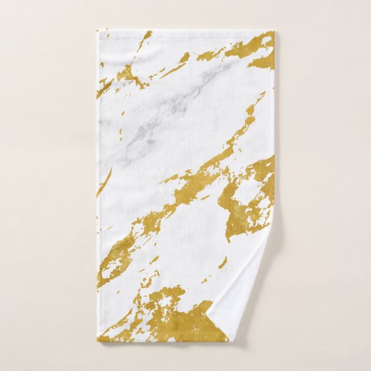 Elegant Marble style6 - Gold en White Bad Handdoek (Handdoek)
