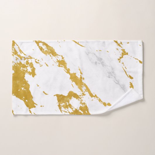 Elegant Marble style6 - Gold en White Bad Handdoek (Handdoek)