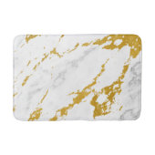 Elegant Marble style6 - Gold en White Badmat (Voorkant)